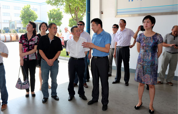 衢州市委常委、衢州綠色產(chǎn)業(yè)集聚區(qū)黨工委書記傅根友一行來上上考察