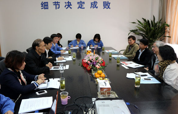 香港中華電力公司領(lǐng)導(dǎo)來上上集團考察